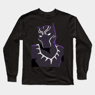 Black Panther Simplistic Long Sleeve T-Shirt